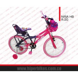 Bicicleta Niña HiperBikes  Rin 20